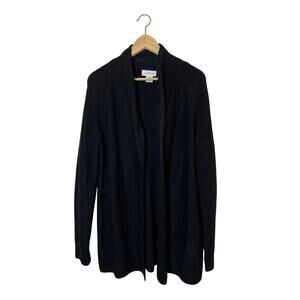 Liz Claiborne Metallic Detail Flowy Cardigan